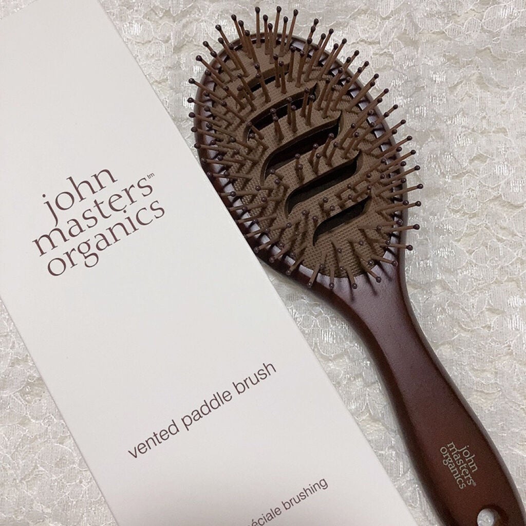 ベントパドルブラシ/john masters organics/ヘアブラシを使ったクチコミ(4枚目)
