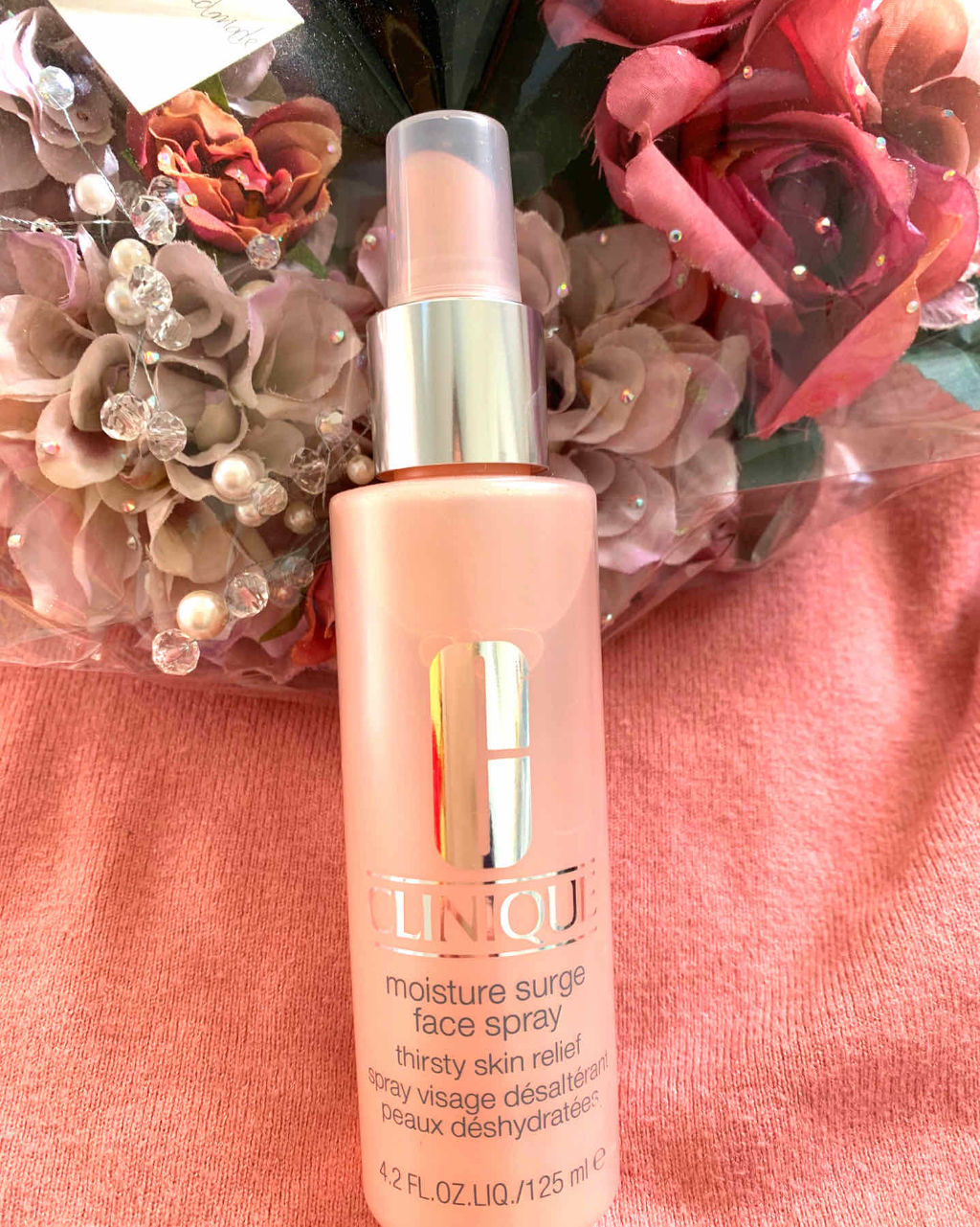 モイスチャー サージ フェース スプレー/CLINIQUE/ミスト状化粧水を使ったクチコミ（1枚目）
