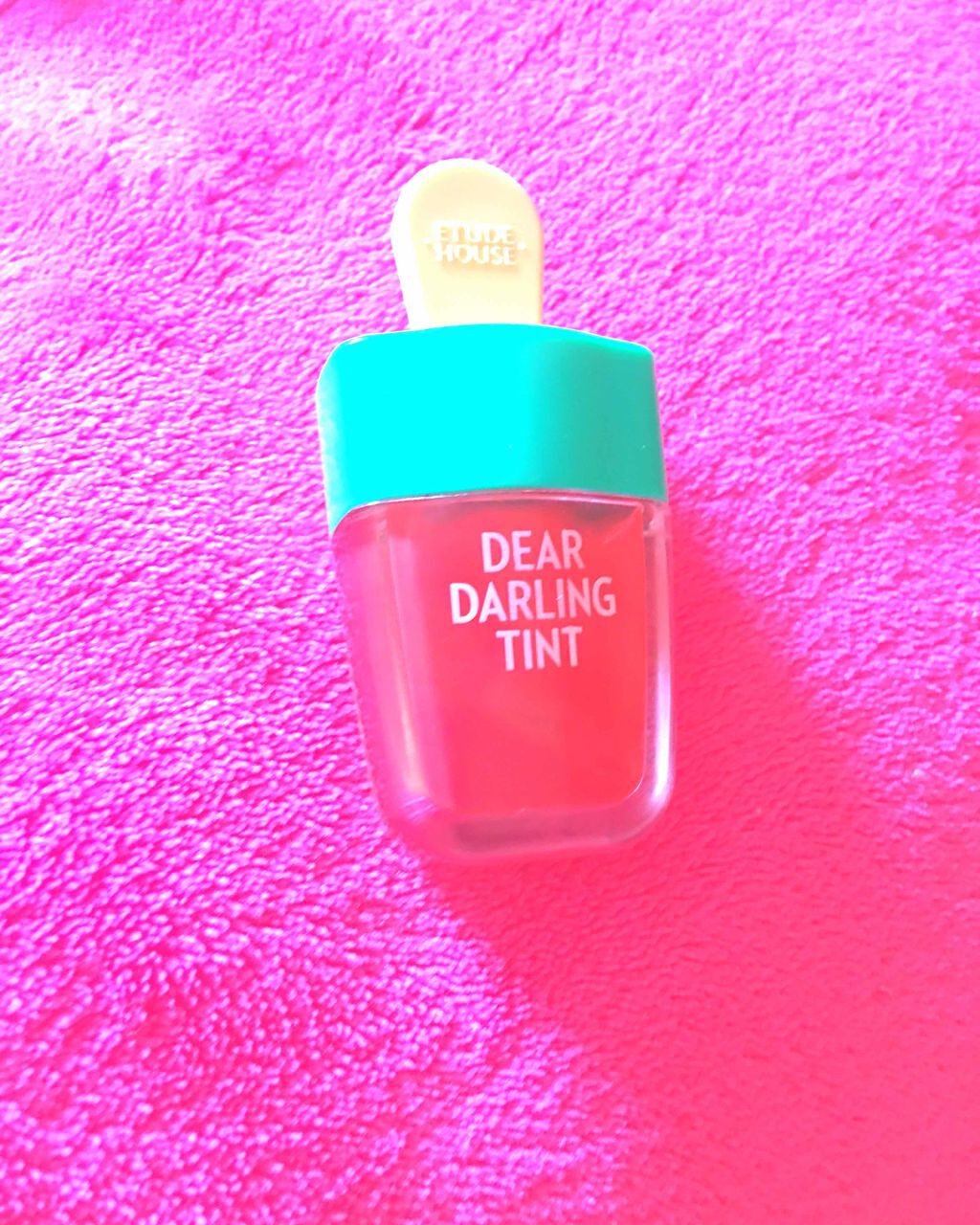 ディアダーリン ウォータージェルティント (アイスティント)/ETUDE/口紅を使ったクチコミ(1枚目)