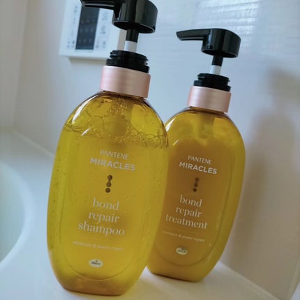 ボンドリペアシリーズ モイスチャー&パワーリペア シャンプー&トリートメント/パンテーン/市販シャンプーを使ったクチコミ(1枚目)