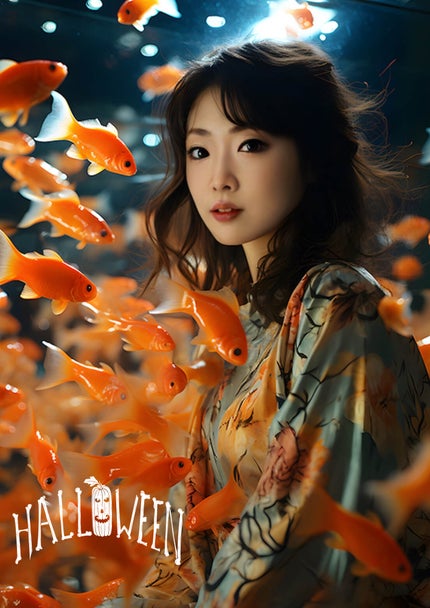 イエベの秋子/フォロバ100 on LIPS 「【#ハロウィンメイク】こんにちは♪アキコです\(^o^)/tr..」(4枚目)