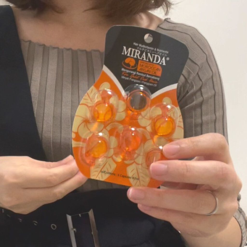 ヘアビタミン バリスタイルヘアオイル/MIRANDA/ヘアオイルを使ったクチコミ（2枚目）