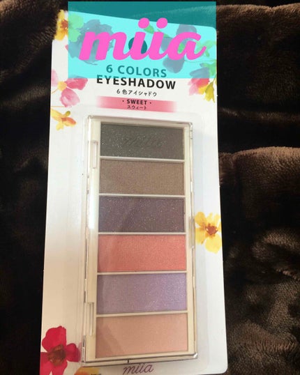 miia 6色アイシャドウ/DAISO/アイシャドウパレットを使ったクチコミ(1枚目)