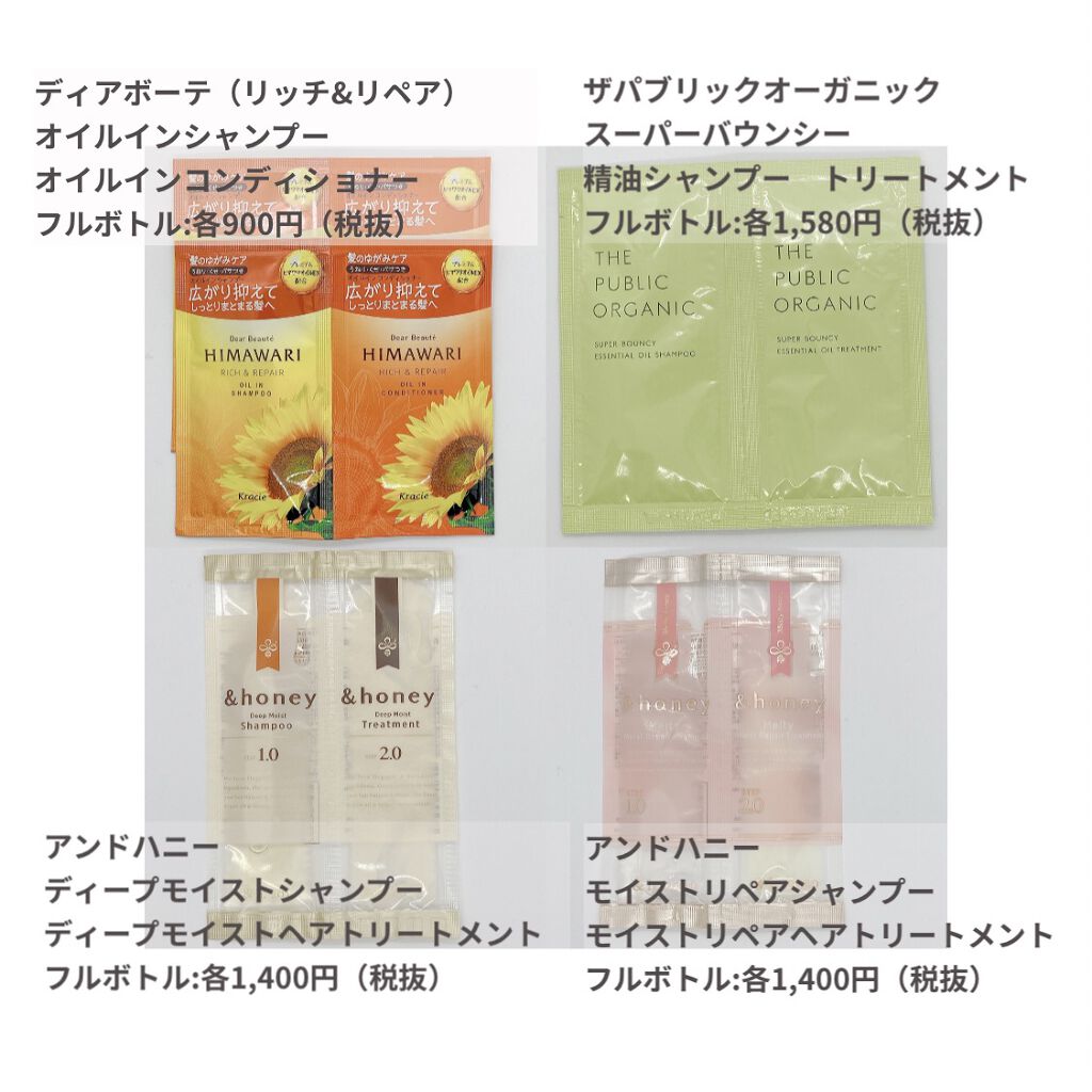 &honey Melty モイストリペア シャンプー1.0／モイストリペア ヘアトリートメント2.0/&honey/市販シャンプーを使ったクチコミ（2枚目）