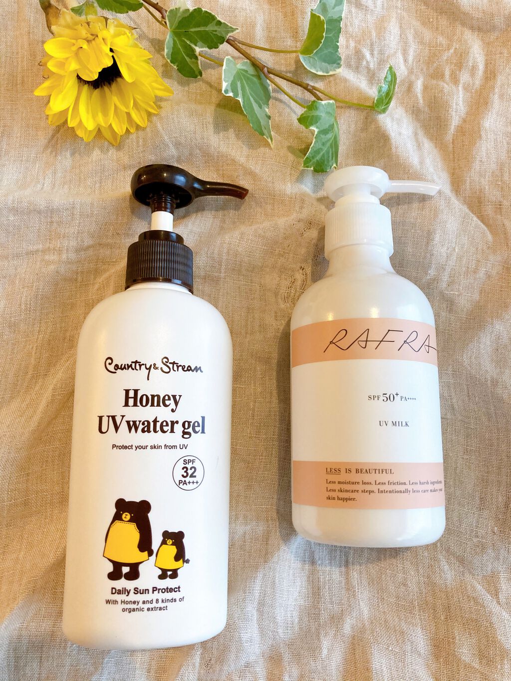 UVウォータリージェル N/カントリー&ストリーム/日焼け止めジェルを使ったクチコミ（1枚目）