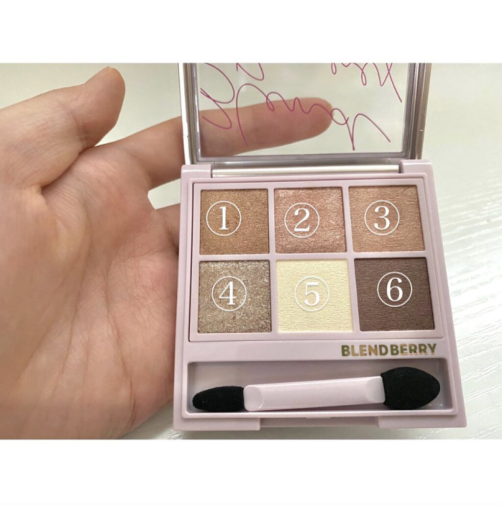 オーラクリエイション/BLEND BERRY/アイシャドウパレットを使ったクチコミ（2枚目）