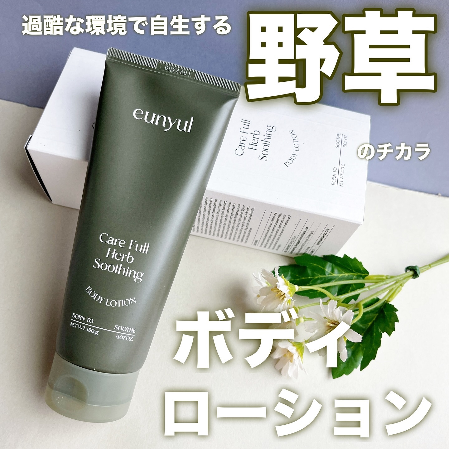 ケアフルハーブ スージングボディローション/EUNYUL/ボディローションを使ったクチコミ（1枚目）