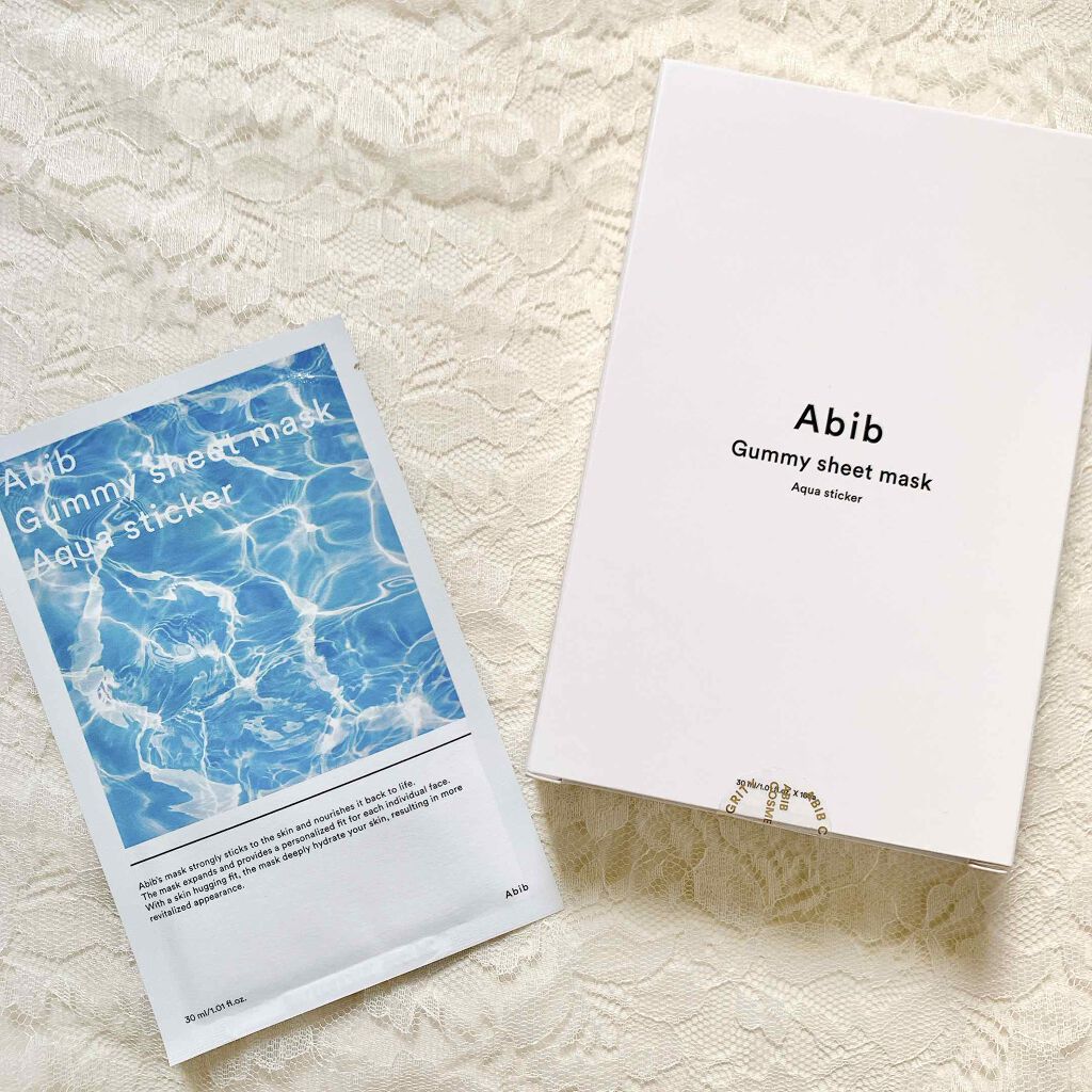 ガムシートマスク アクアステッカー/Abib /シートマスク・パックを使ったクチコミ（1枚目）