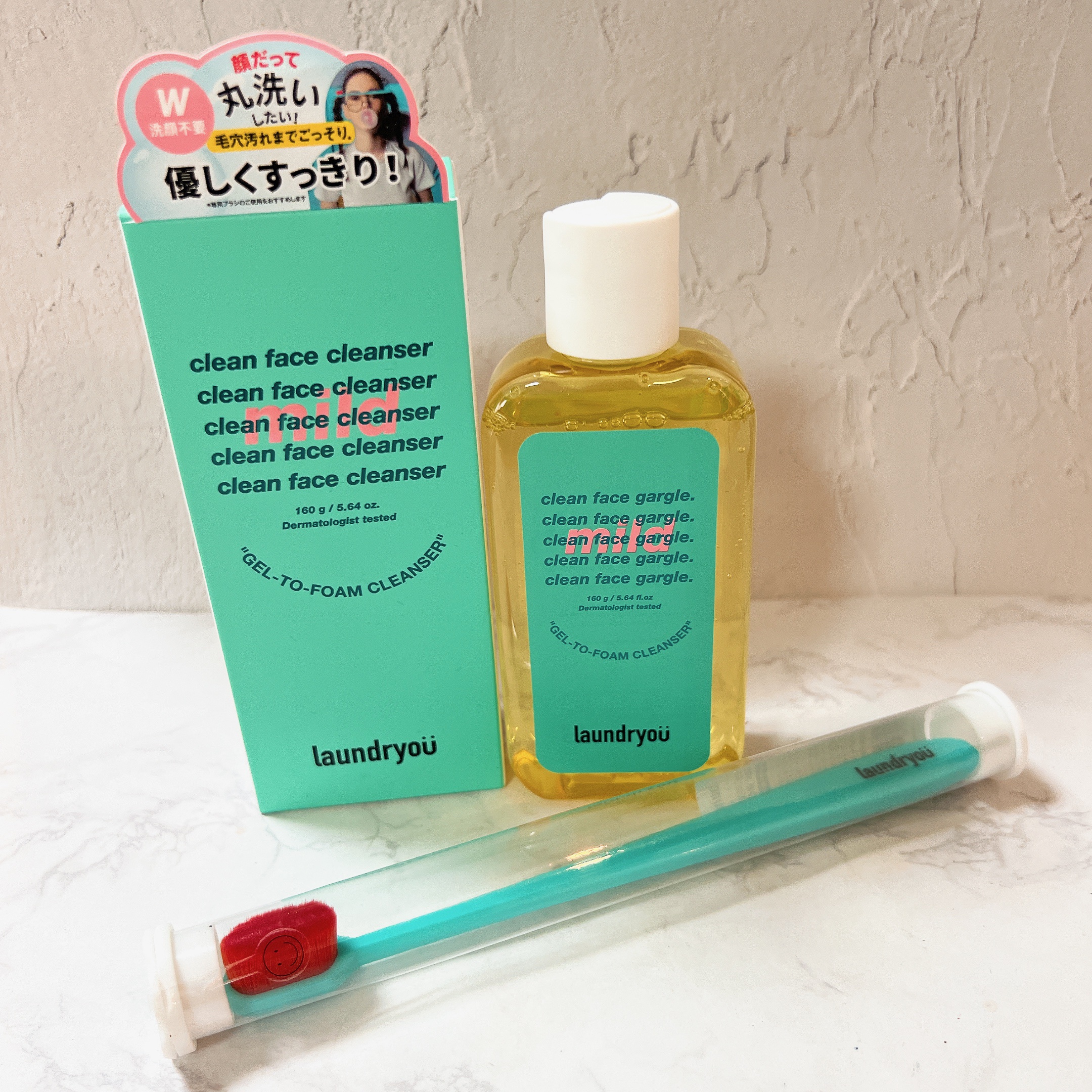 clean face gargle gel foam cleanser/laundryou/その他洗顔料を使ったクチコミ（1枚目）