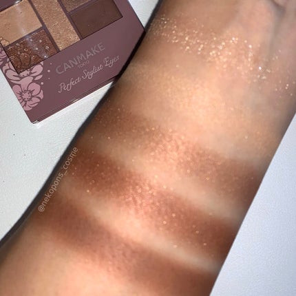 パーフェクトスタイリストアイズ/キャンメイク/アイシャドウパレットを使ったクチコミ(5枚目)