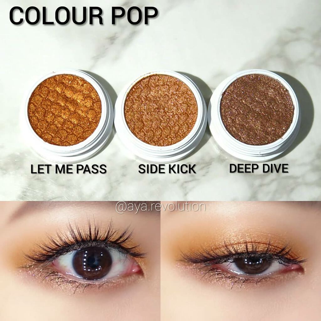 Super Shock Shadow/ColourPop/単色アイシャドウを使ったクチコミ（1枚目）