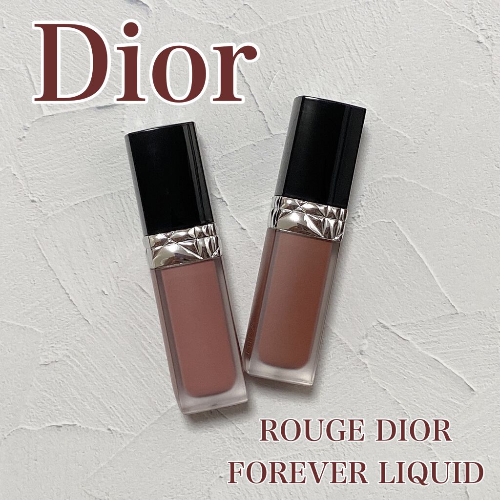 ルージュ ディオール フォーエヴァー リキッド/Dior/口紅を使ったクチコミ(1枚目)