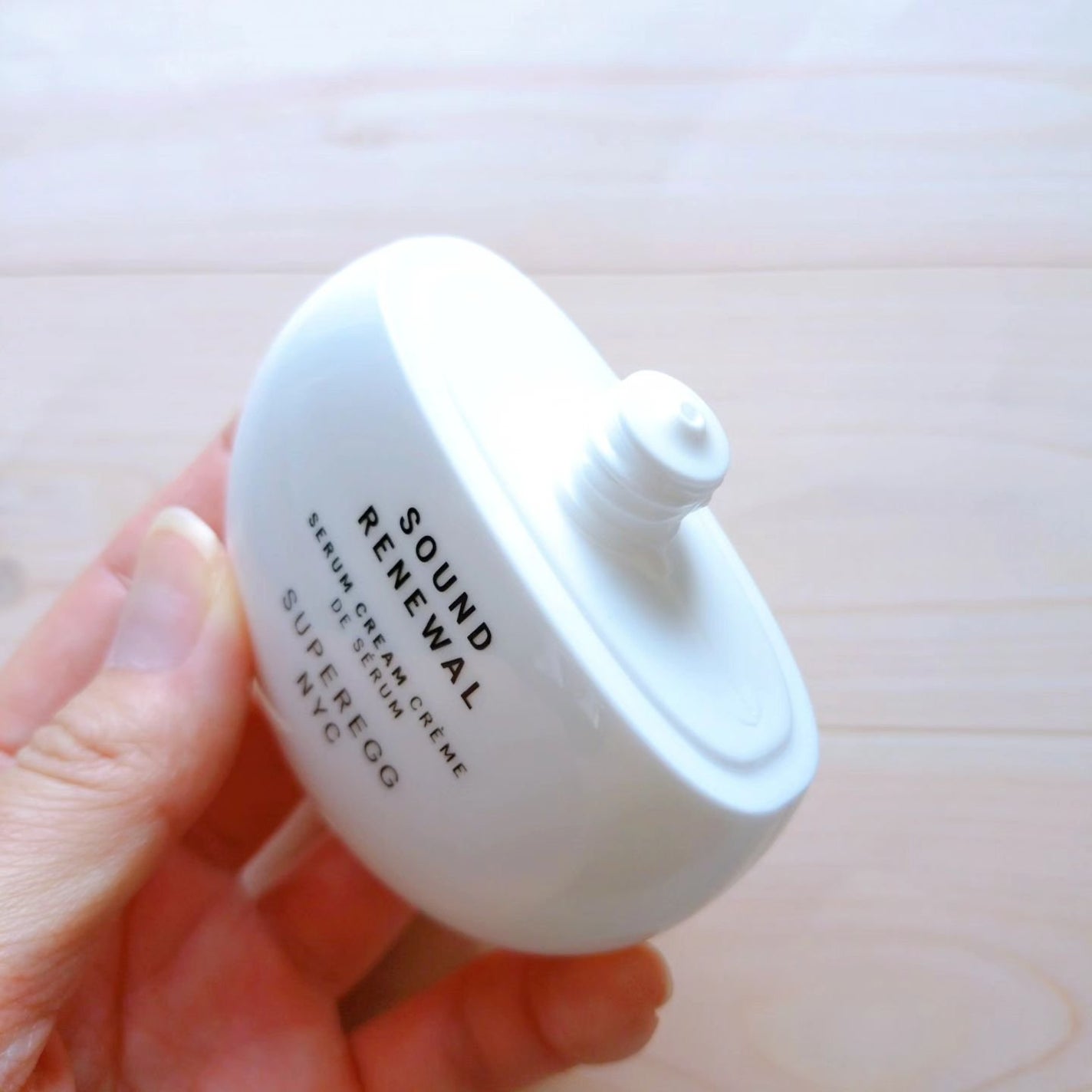 サウンド リニューアル セラムクリーム/SUPEREGG /フェイスクリームを使ったクチコミ(3枚目)