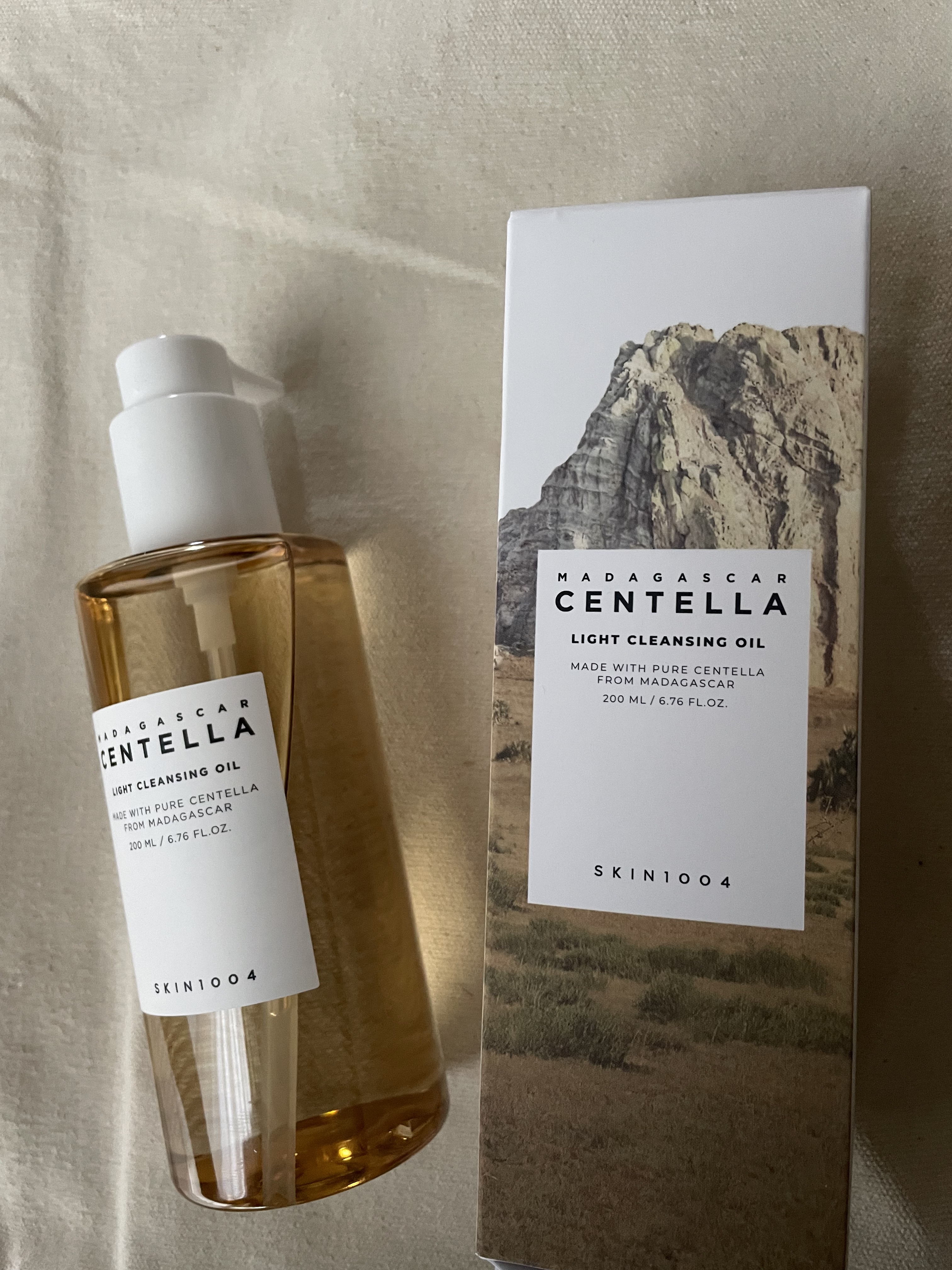 センテラ ライトクレンジングオイル/SKIN1004/オイルクレンジングを使ったクチコミ（1枚目）