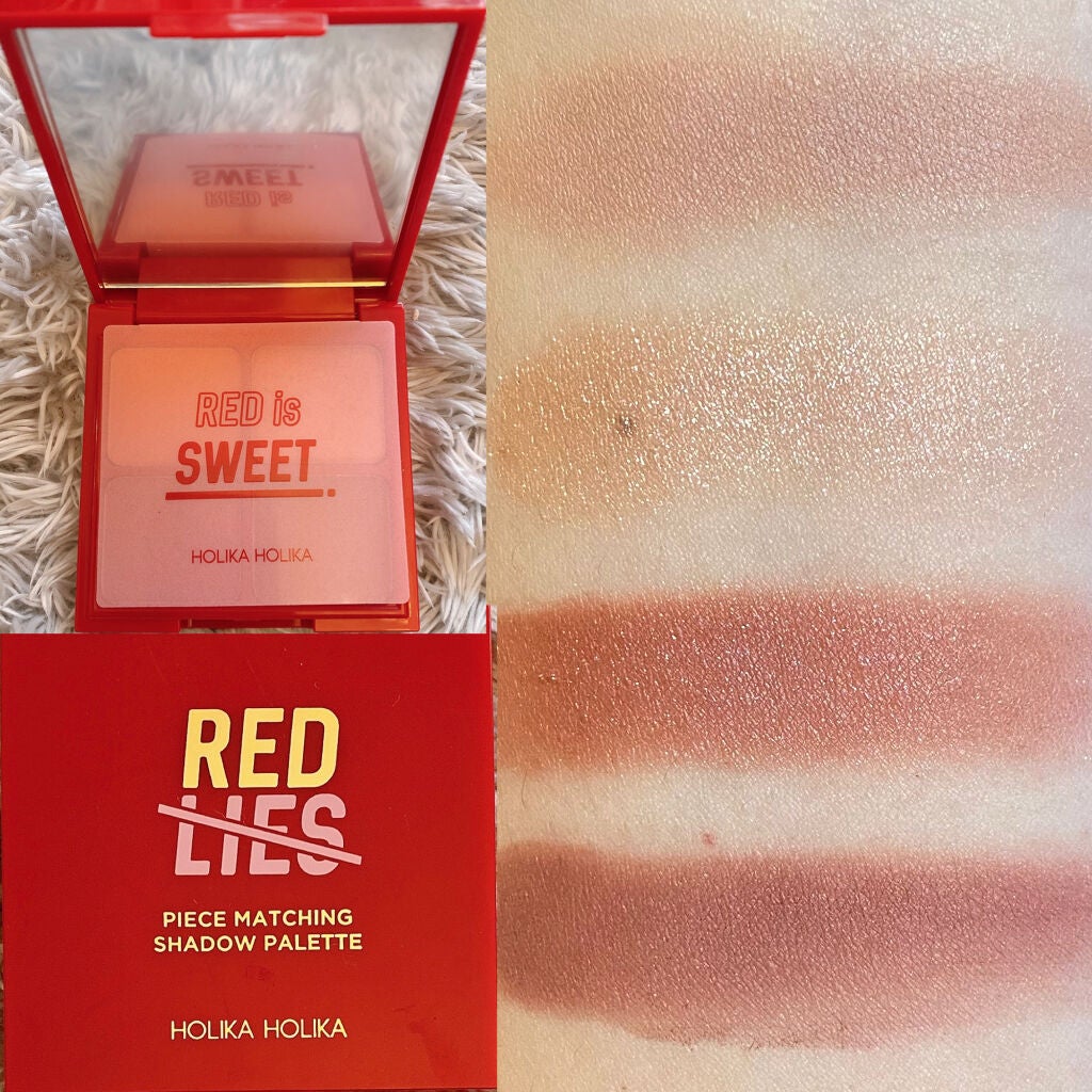ピースマッチングシャドウパレット/HOLIKA HOLIKA/アイシャドウパレットを使ったクチコミ(3枚目)