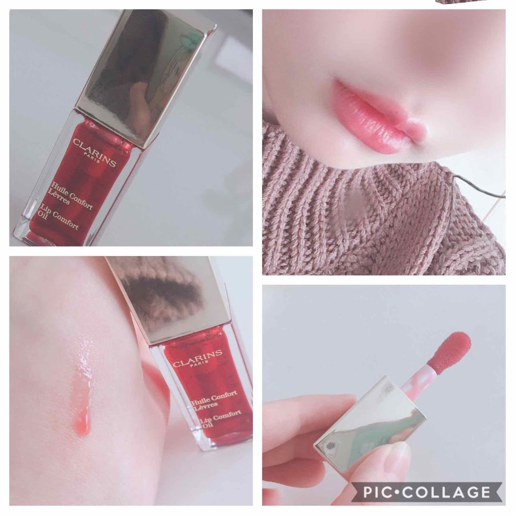 コンフォート リップオイル /CLARINS/リップグロスを使ったクチコミ（2枚目）