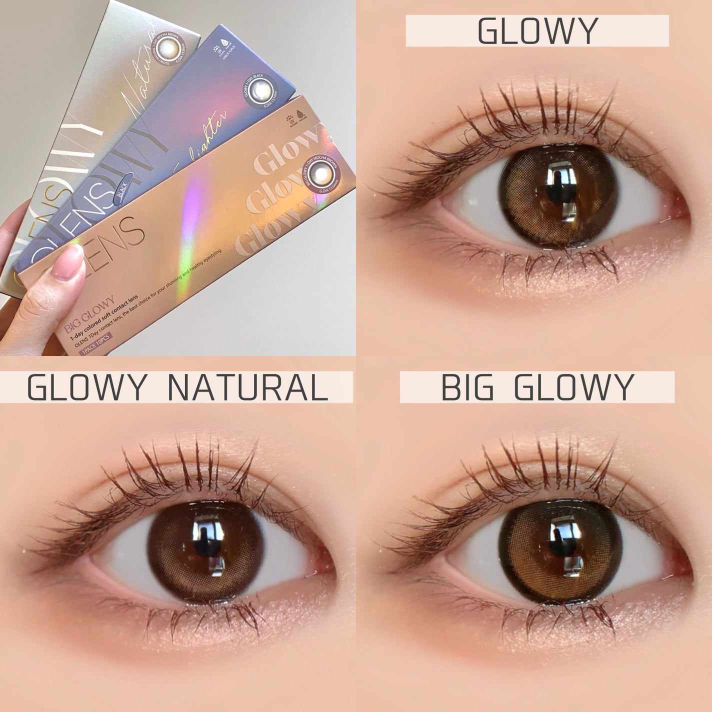 Glowy 1day/OLENS/ワンデー(1DAY)カラコンを使ったクチコミ(2枚目)