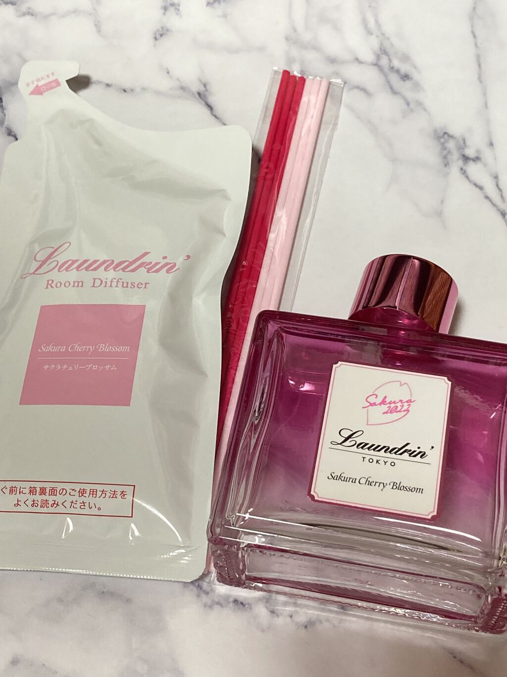 ルームディフューザー サクラチェリーブロッサム2026/ランドリン/ルームフレグランスを使ったクチコミ（2枚目）