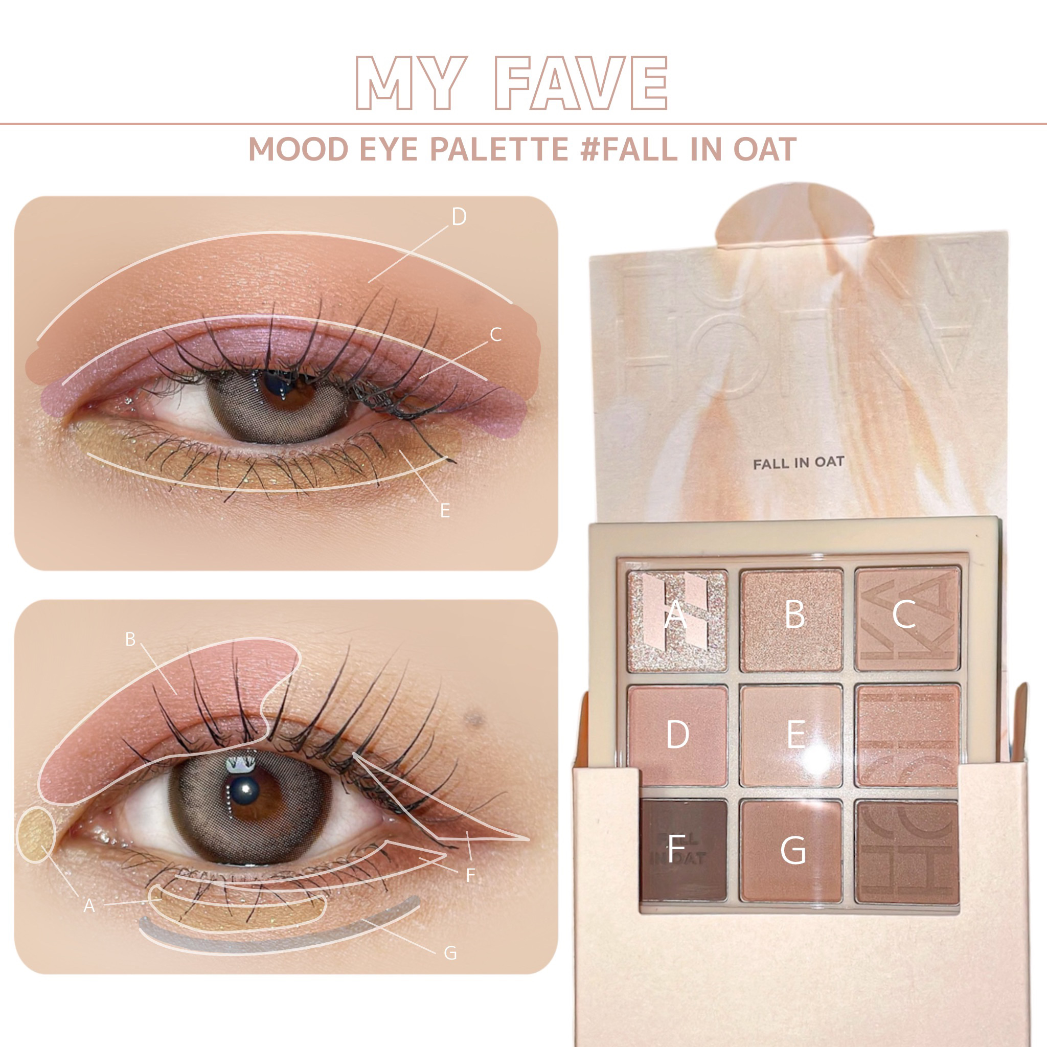 マイフェイブムードアイパレット 9カラー 09　レターフロムスプリング（LETTER FROM SPRING）/HOLIKA HOLIKA/アイシャドウパレットを使ったクチコミ（3枚目）