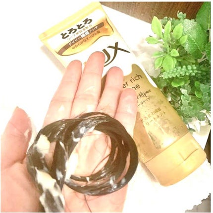 スーパーリッチシャイン ダメージリペア とろとろ補修トリートメント/LUX/洗い流すヘアトリートメントを使ったクチコミ(3枚目)