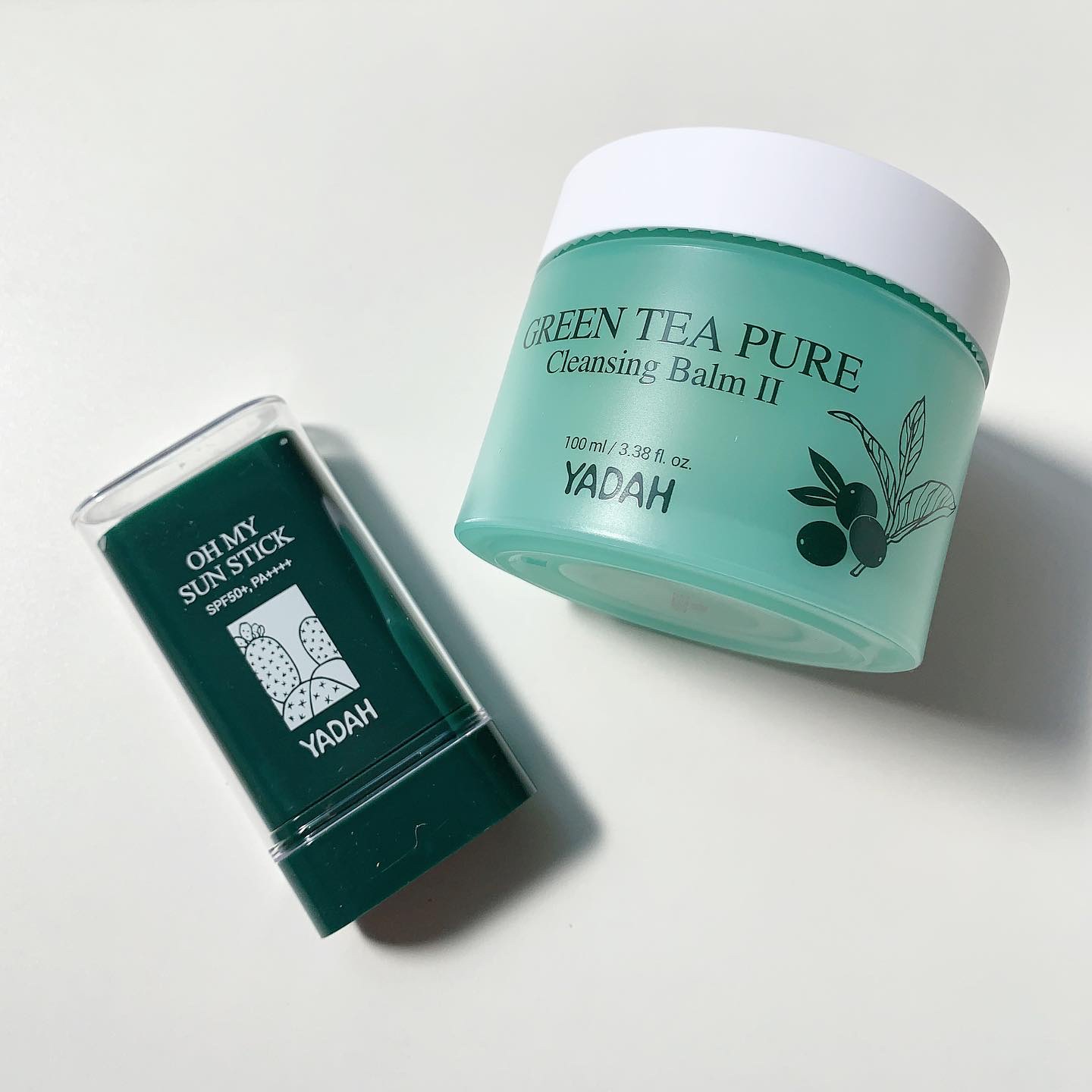 グリーンティーピュアクレンジングバームⅡ/YADAH/クレンジングバームを使ったクチコミ（1枚目）