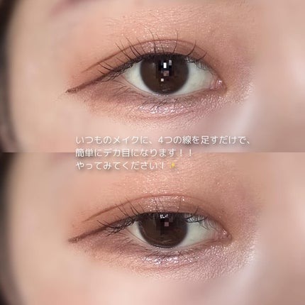 ラスティングリキッドライナー/キャンメイク/リキッドアイライナーを使ったクチコミ(4枚目)