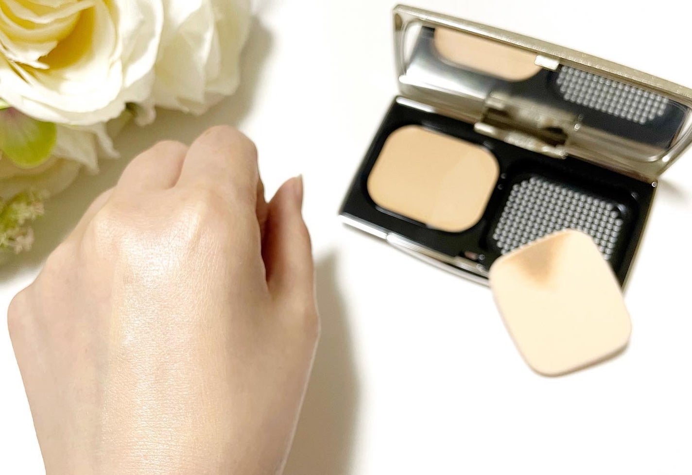 ブライトヴェール/ケサランパサラン/パウダーファンデーションを使ったクチコミ(2枚目)