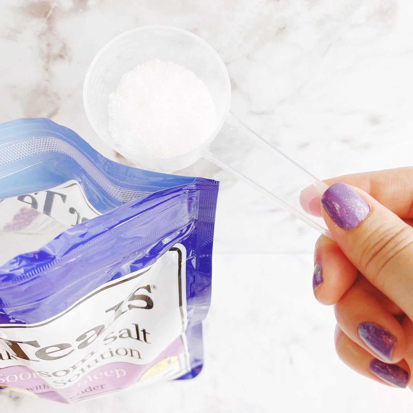 薬用入浴剤 ティールズ EP ソルト ラベンダーの香り/ティールズ/無機塩系入浴剤を使ったクチコミ(2枚目)