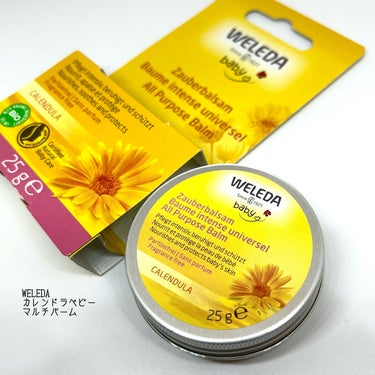 WELEDA カレンドラベビー マルチバームのクチコミ「赤ちゃんのお肌にも使える！多目的ケアバーム👶🍼

WELEDA
カレンドラベビー マルチバーム.....」（1枚目）