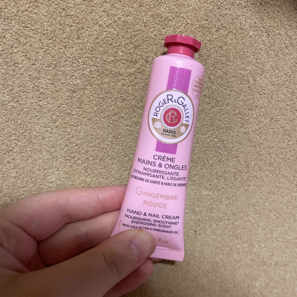 ジンジャールージュパフューム ハンドクリーム/ロジェ・ガレ/ハンドクリームを使ったクチコミ（2枚目）