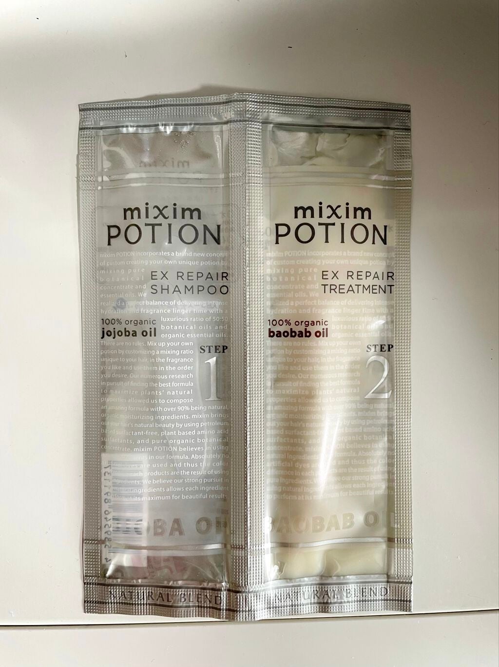 リペアシャンプー/ヘアトリートメント/mixim POTION/シャンプー・コンディショナーを使ったクチコミ(1枚目)