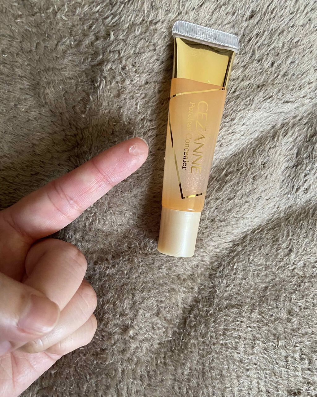 毛穴レスコンシーラー/CEZANNE/クリームコンシーラーを使ったクチコミ(2枚目)