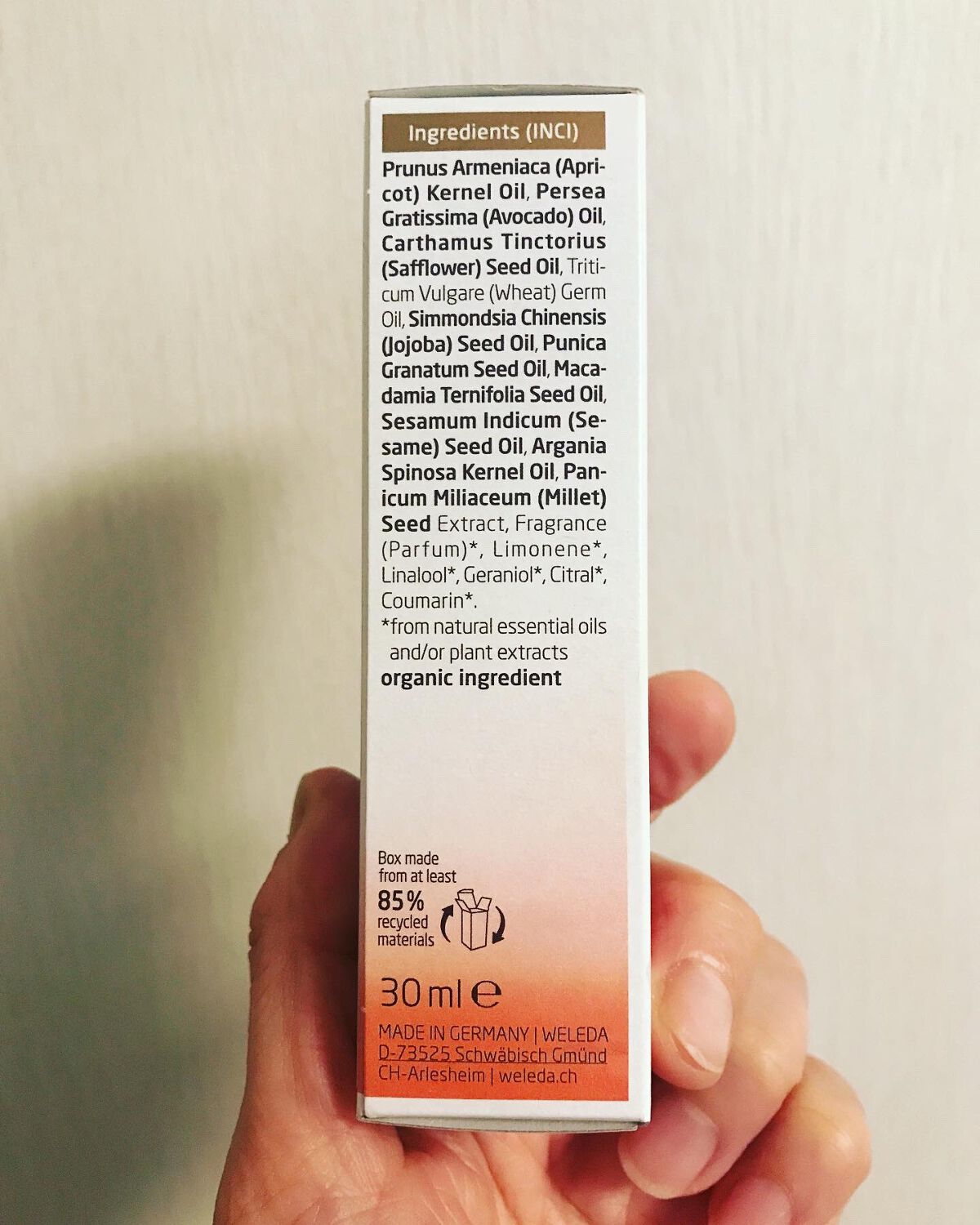 ざくろ フェイシャルオイル/WELEDA/フェイスオイルを使ったクチコミ(9枚目)