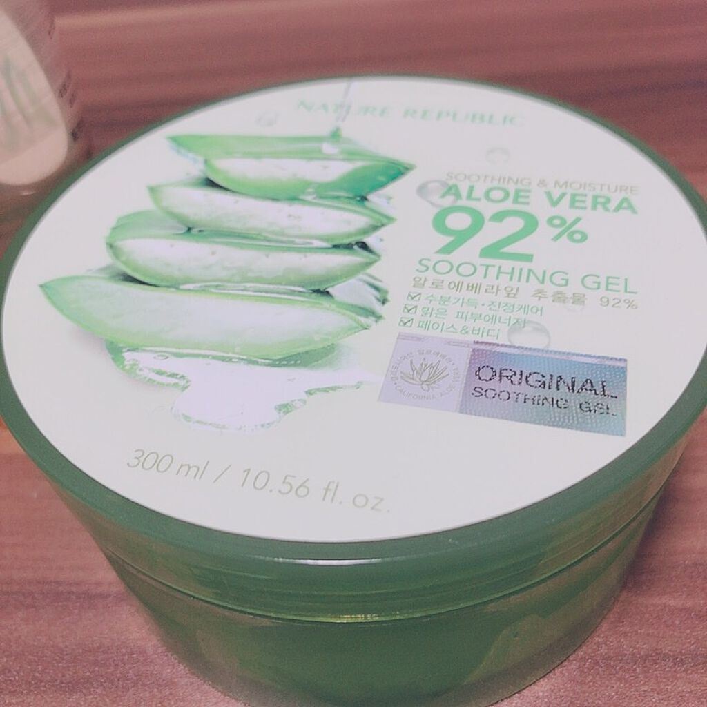 マイルド&モイスチャーアロエジェル/ネイチャーリパブリック/ボディローションを使ったクチコミ(1枚目)