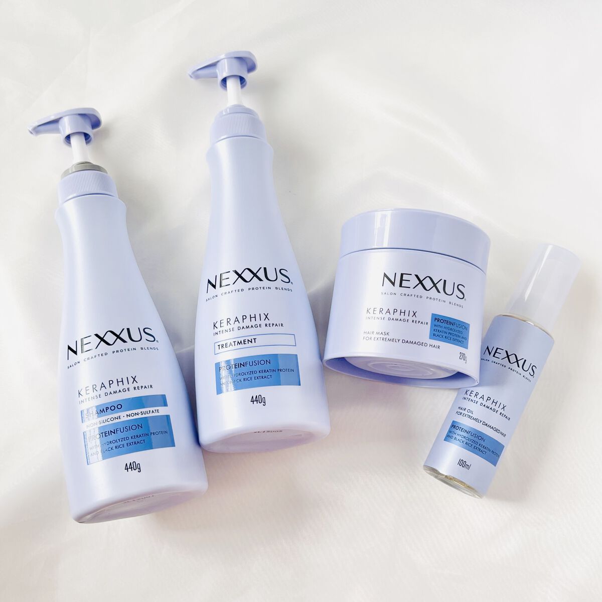 ネクサス インテンスダメージリペア 洗い流さないトリートメントオイル/NEXXUS(ネクサス)/ヘアオイルを使ったクチコミ（1枚目）