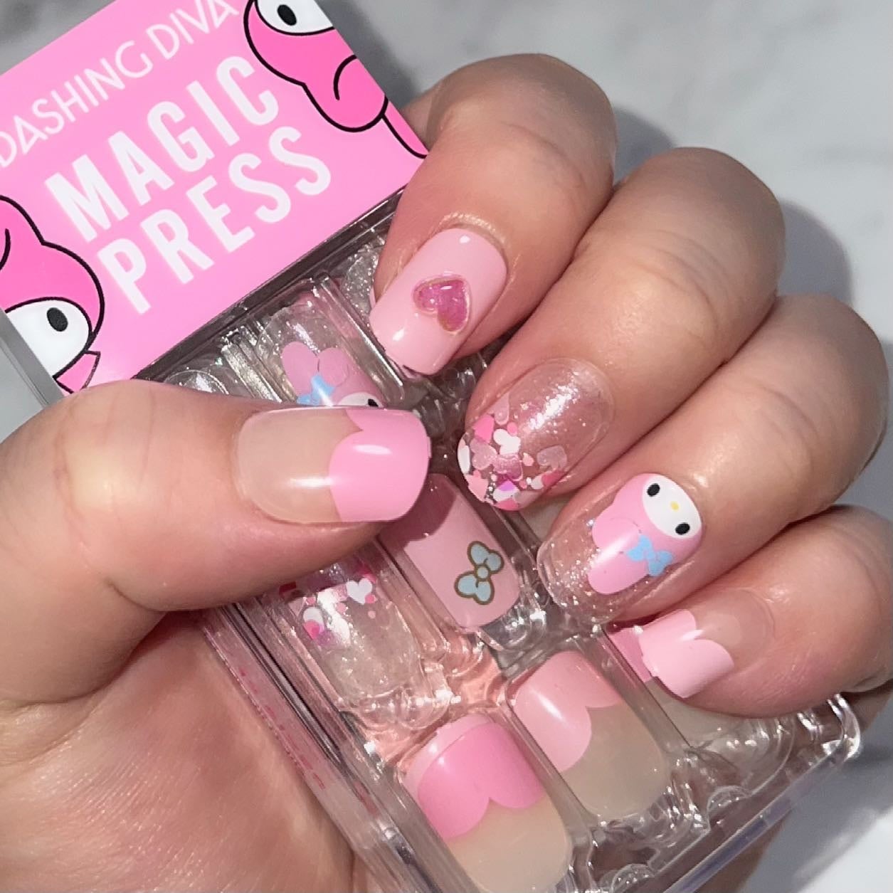 1秒ネイルマジックプレス/DASHINGDIVA MAGICPRESS/ネイルチップ・パーツを使ったクチコミ(9枚目)