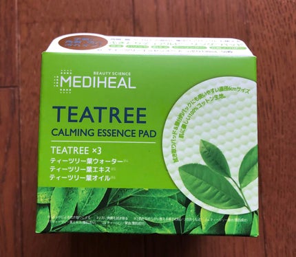 ティーツリーカーミングエッセンスパッド/MEDIHEAL/トナーパッドを使ったクチコミ(1枚目)