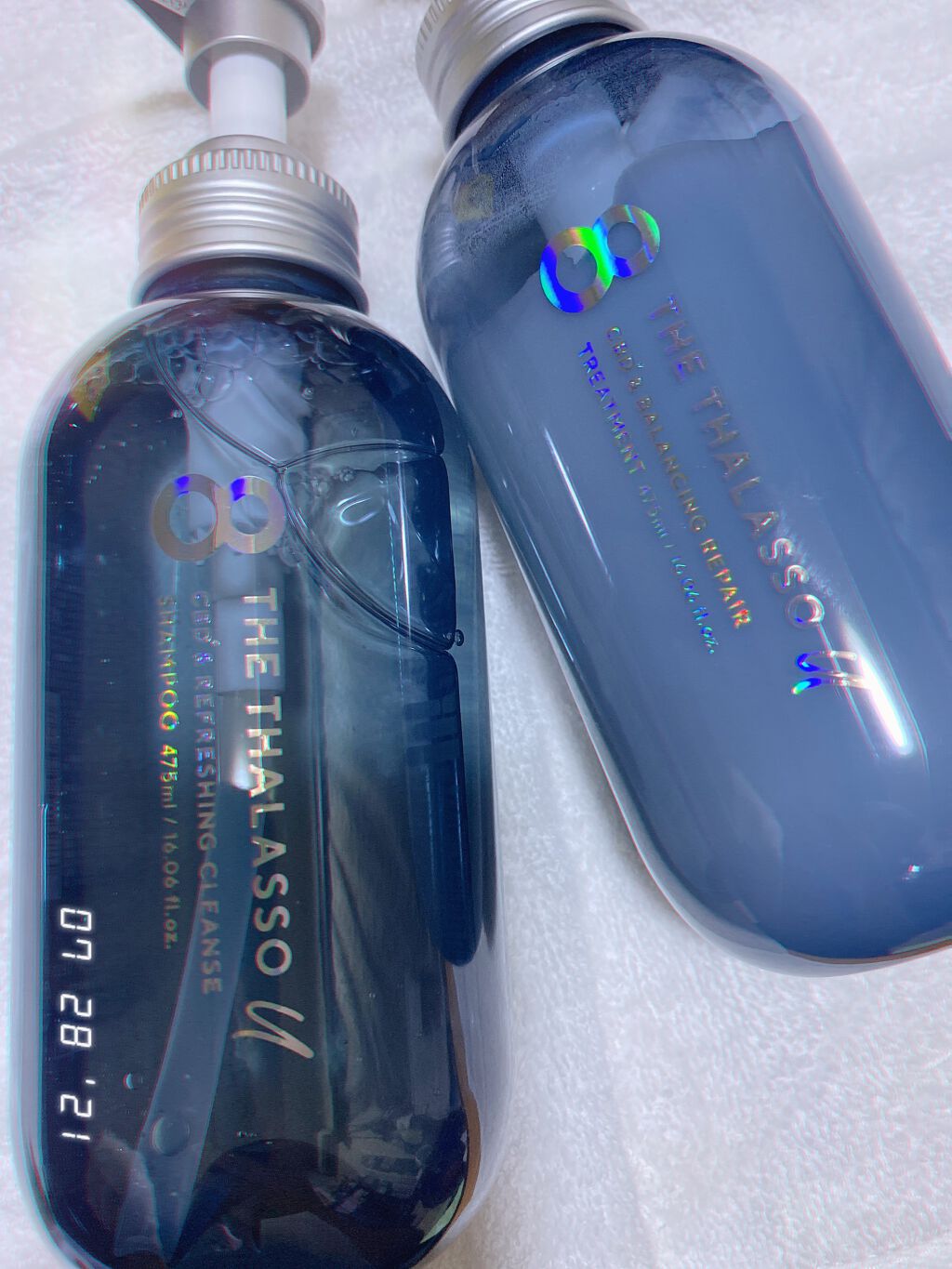 エイトザタラソ ユー CBD&リフレッシング クレンズ 美容液シャンプー/CBD&バランシング ダメージリペア 美容液ヘアトリートメント/エイトザタラソ/市販シャンプーを使ったクチコミ(1枚目)
