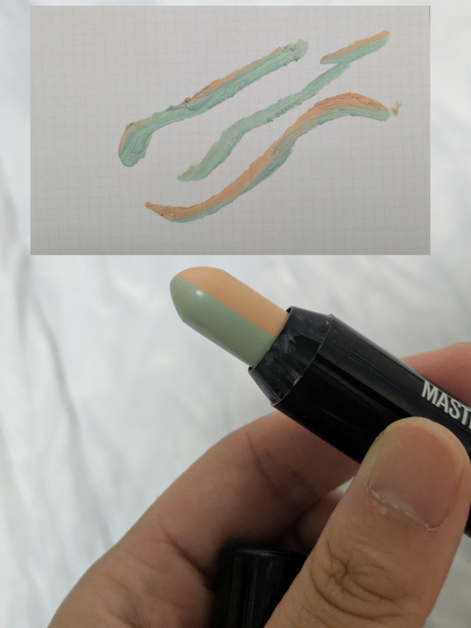 マスターカモフラージュデュオ/MAYBELLINE NEW YORK/スティックコンシーラーを使ったクチコミ（3枚目）