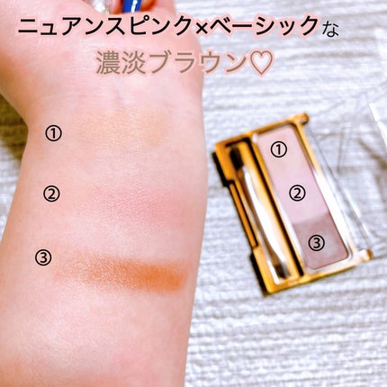 ノーズ&アイブロウパウダー/CEZANNE/パウダーアイブロウを使ったクチコミ(2枚目)