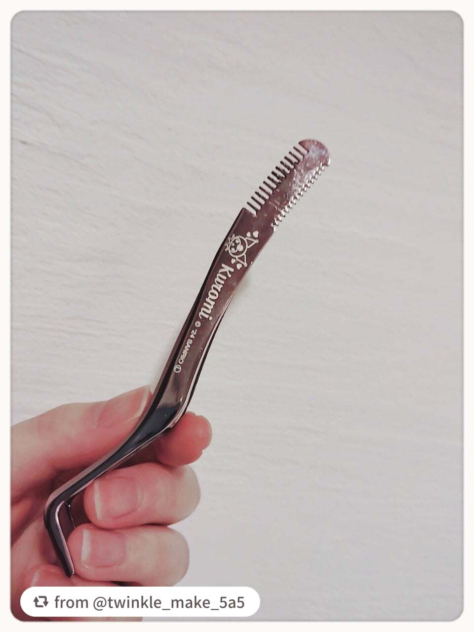 束感まつげコーミングピンセット/SHOBIDO/その他化粧小物を使ったクチコミ(1枚目)