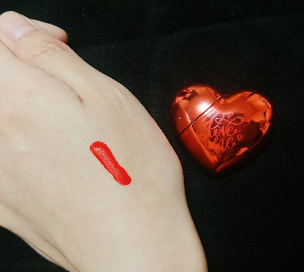 ラブミー コーティング ティント 01 ラブフィクション/the SAEM/リップティントを使ったクチコミ（2枚目）