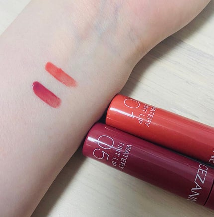 ウォータリーティントリップ/CEZANNE/リップティントを使ったクチコミ(2枚目)