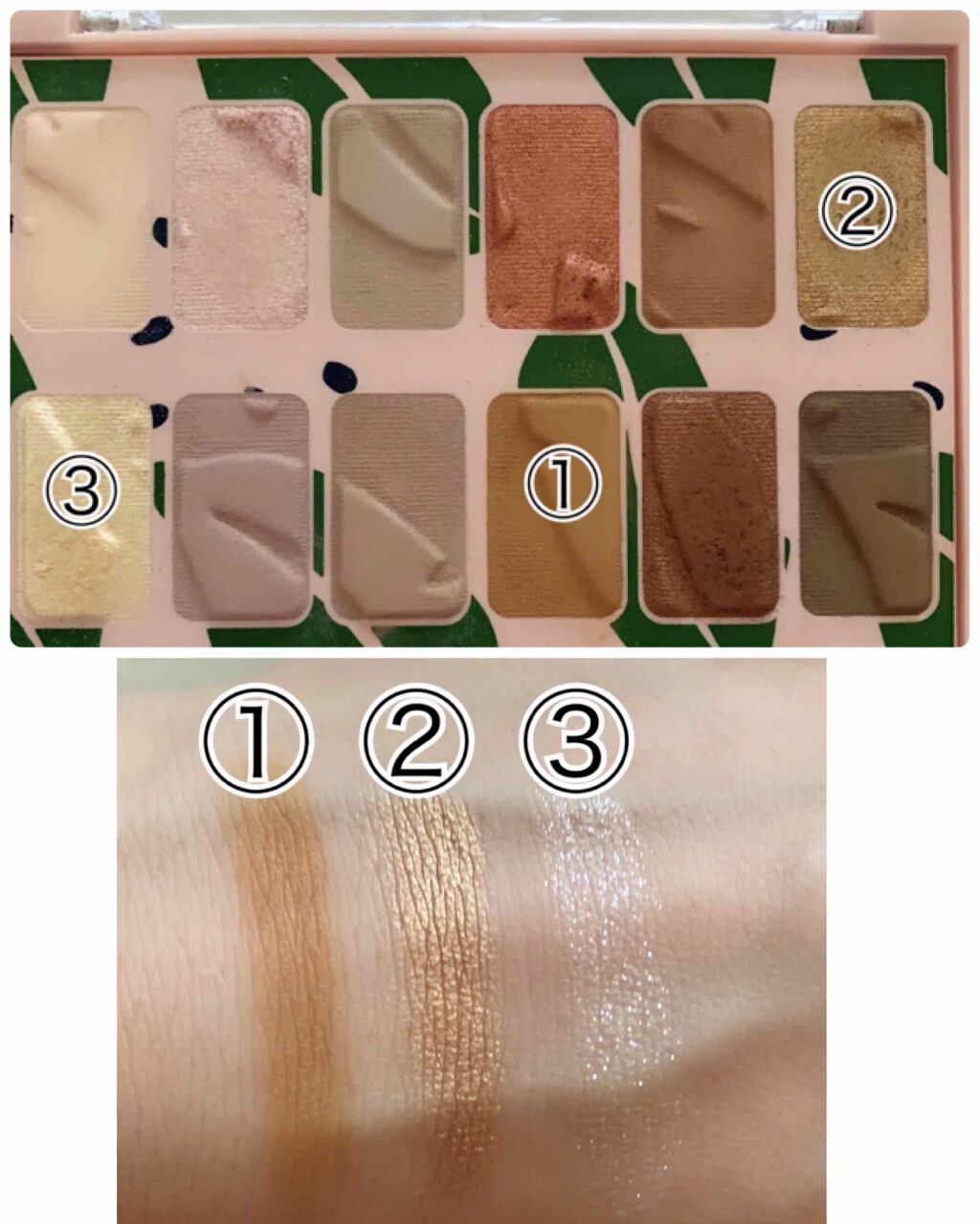 アイシャドウパレット オウンユアナチュラルズ/THE BODY SHOP/アイシャドウパレットを使ったクチコミ（3枚目）