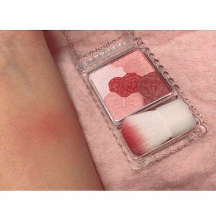 グロウフルールチークス/キャンメイク/パウダーチークを使ったクチコミ(2枚目)