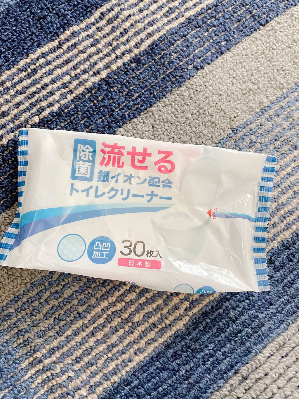 セリア 流せる銀イオン配合除菌トイレクリーナー30枚