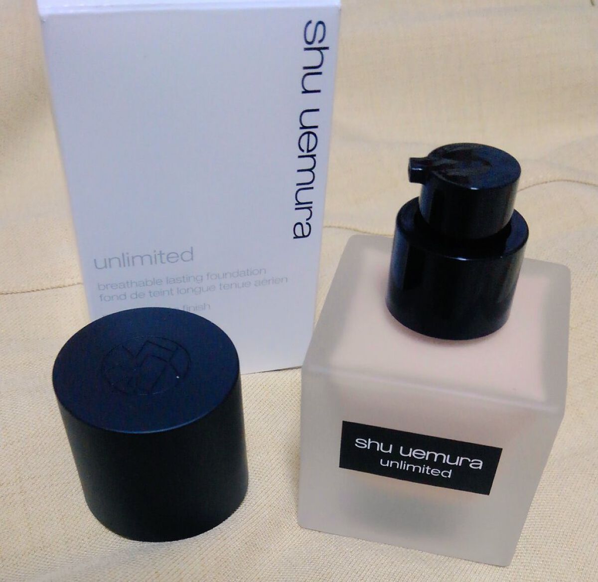 （旧）アンリミテッド ラスティング フルイド/shu uemura/リキッドファンデーションを使ったクチコミ（2枚目）