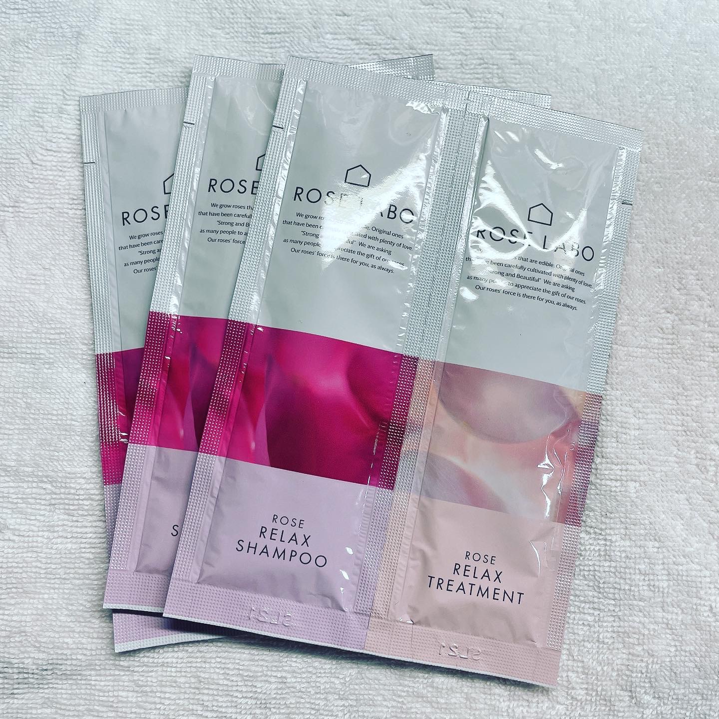 ローズリラックスシャンプー&トリートメント トライアル 1回分/ROSE LABO/市販シャンプーを使ったクチコミ（1枚目）