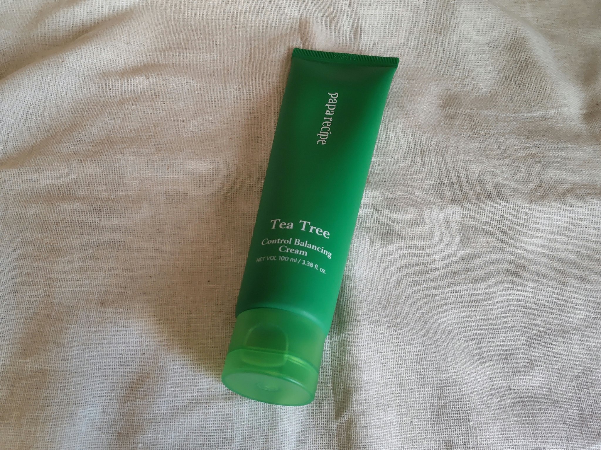 ティーツリーコントロールバランシングクリーム/PAPA RECIPE/フェイスクリームを使ったクチコミ（1枚目）