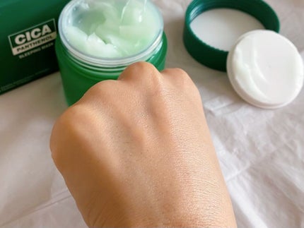 シカパンテノールスリーピングマスク/SNP/フェイスクリームを使ったクチコミ(6枚目)